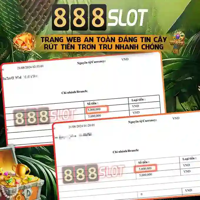 Rút Tiền 888SLOT - Linh Hoạt Và Thuận Tiện